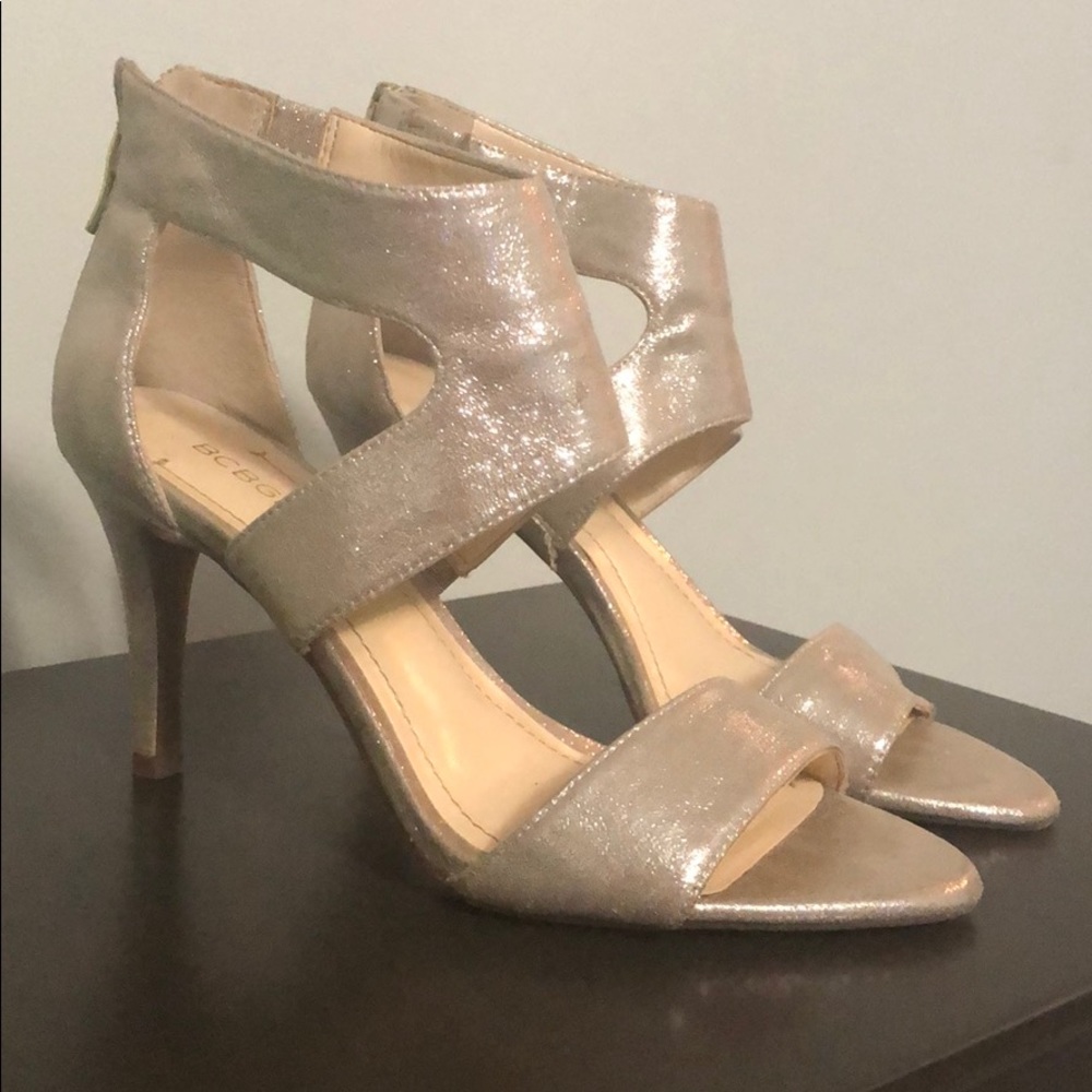BCBGeneration Champagne Heels